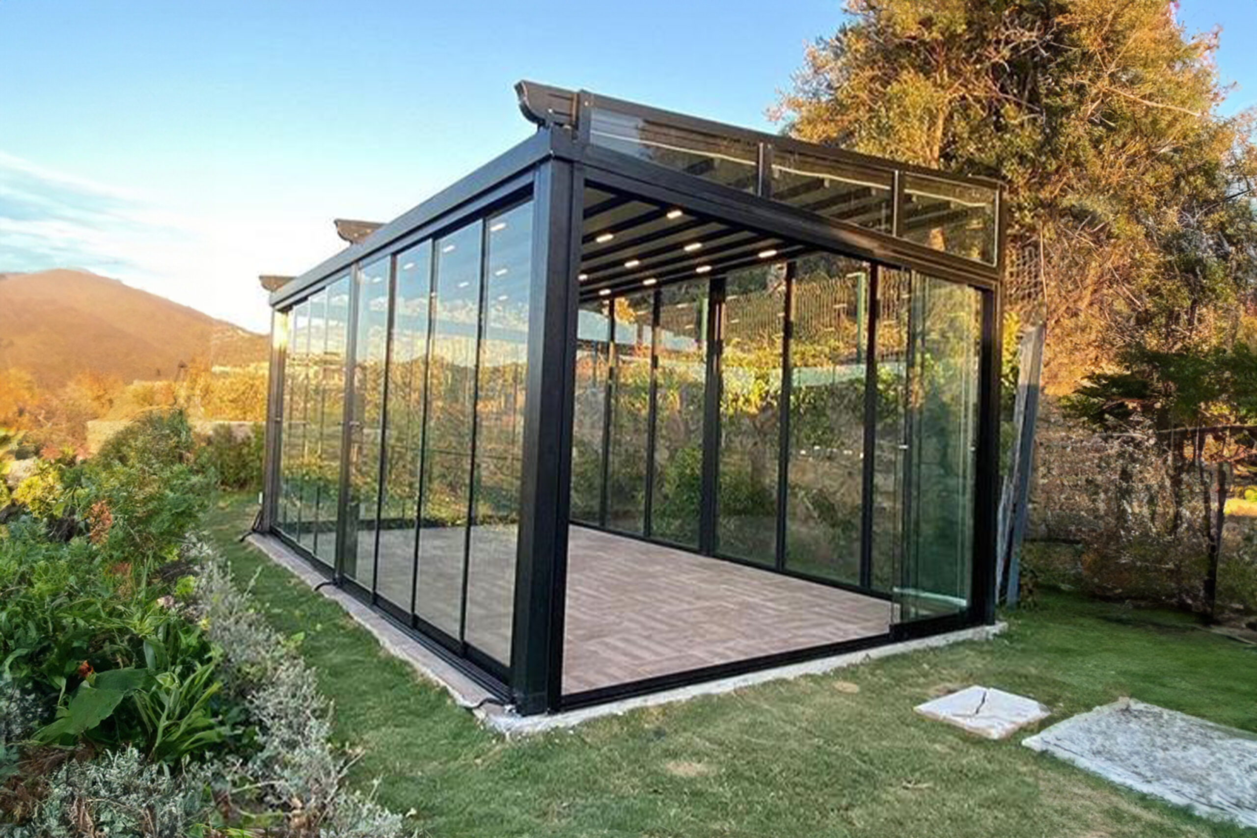 Kış Bahçesi Cam balkon Sistemleri - Detay Cam Balkon