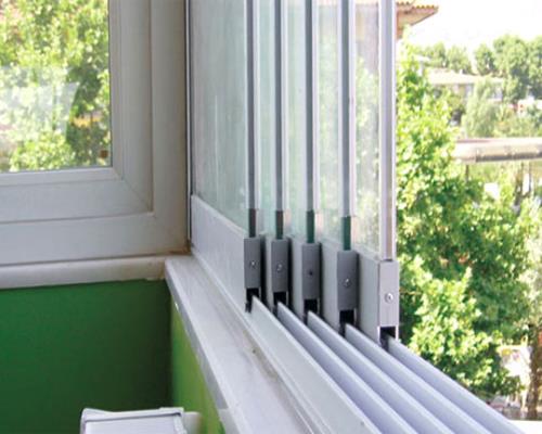 Sürgülü Eşikli Cam Balkon - Detay Cam Balkon